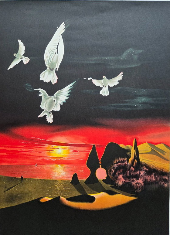 Image 1 of Degans Xavier (1949-) - Lithografie, proefdruk van de kunstenaar (ref 4122-2)