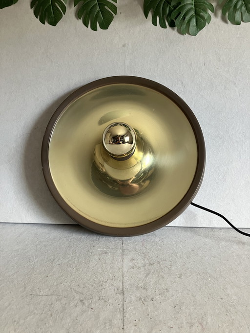 Vintage Weltraumzeitalter Scheibe Untertasse Wandlampe 1960s