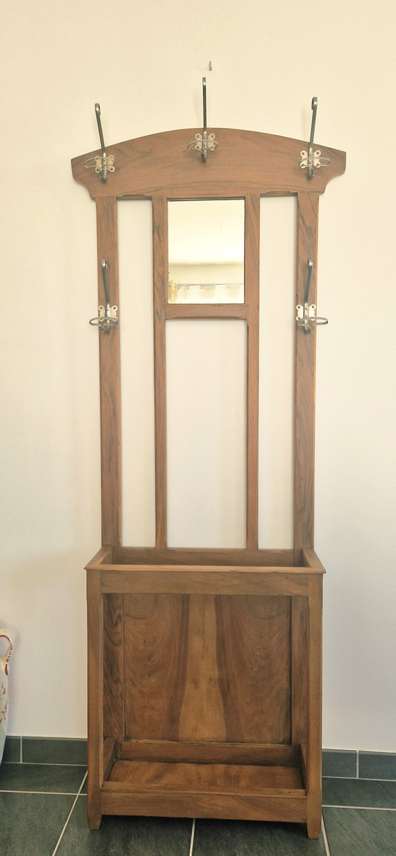 Image 1 of Art Deco entreehal - Periode jaren 40 - Hout en metaal