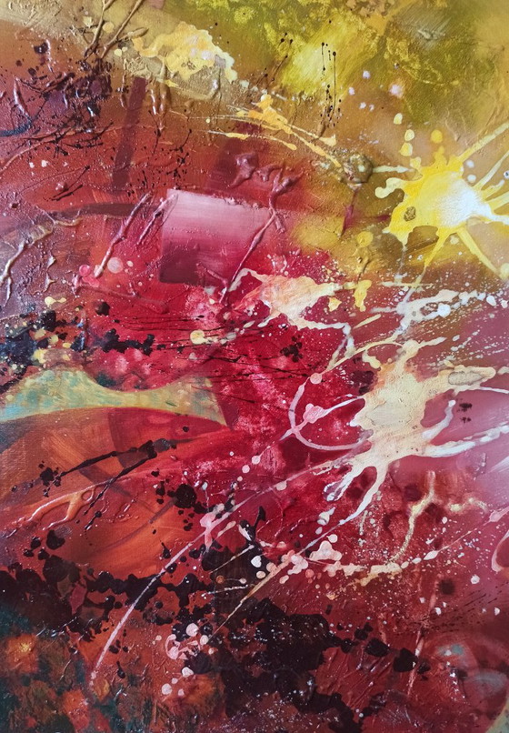 Dipinto a olio originale, espressionismo astratto, risveglio – Dipinti e disegni, Canvas (photo 10 of 11)