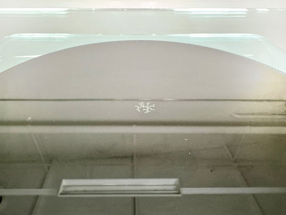 Image 1 of Mesa de centro giratoria de cristal original de Fiam Italia, años 80