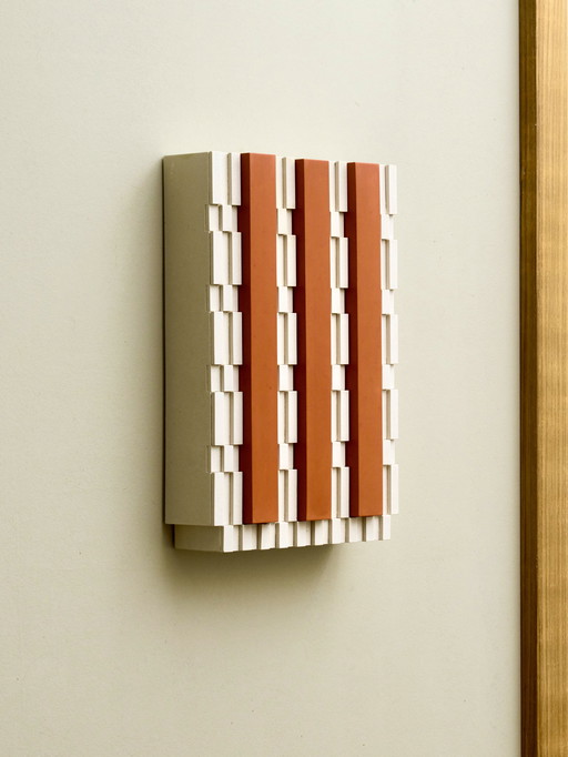 Sculture da parete in cemento - set di 3