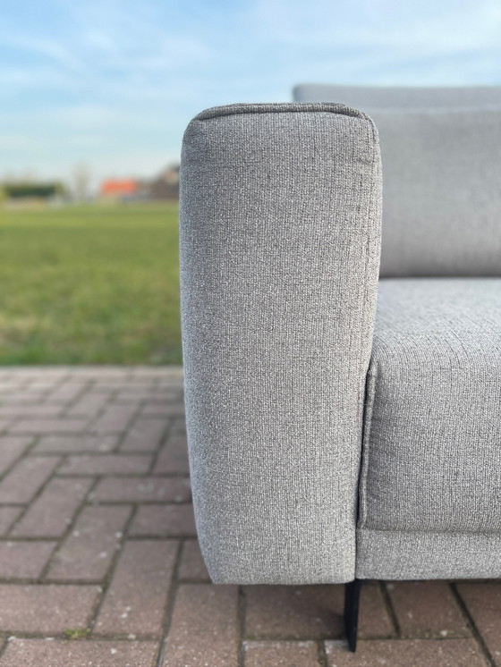 Image 1 of Montel Grey 4-Seater Fabric Sofa