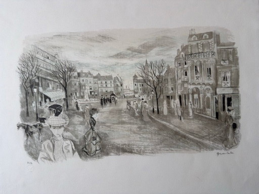 Lithografie von Emilio Grau Sala - 1974