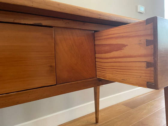 Bureau Biedermeier Van Kersenhout – Ca. 1830-1840 – Bureaux, Wood (photo 4 of 5)