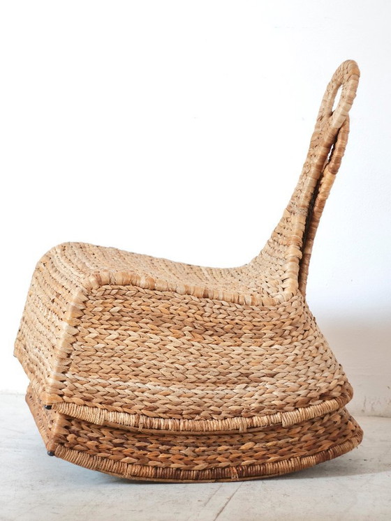 Image 1 of Vintage IKEA Gulhollmen rocking chair pair