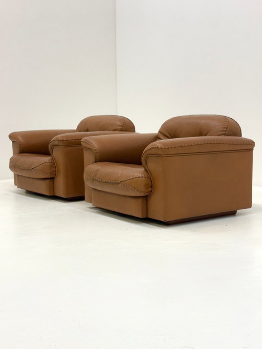 Poltrone vintage color cammello De Sede DS-101