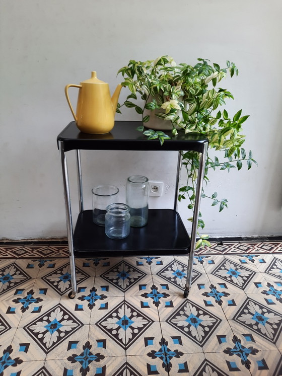 Chariot Vintage, Années Soixante-dix, Cosco USA – Tables d'appoint, Metal (photo 5 of 8)