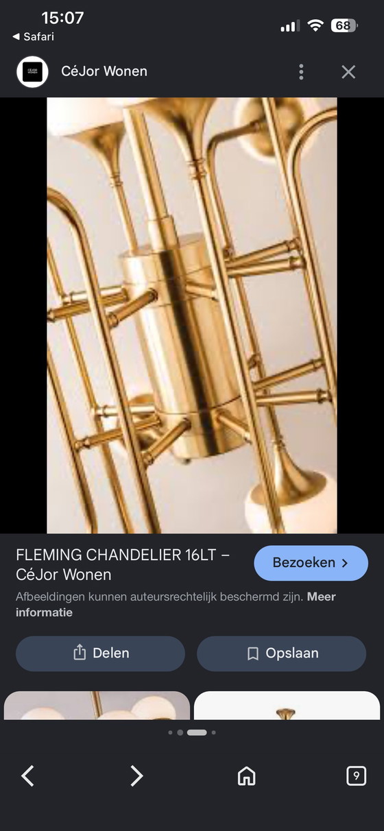 Image 1 of Lampadario a sospensione Fleming