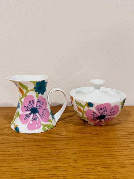 Vintage Bidasoa Porcelain Coffee Set - 12 Place Settings / 27 Pieces in Impeccable Condition - 1970s (photo 3 of 21)