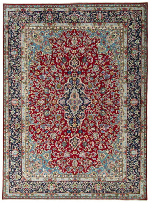 Hand-knotted Kerman Persian rug - 398 x 293 cm