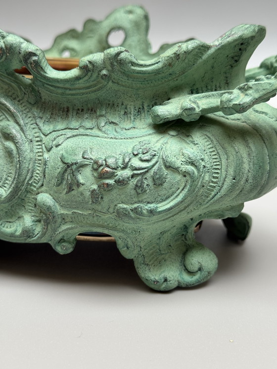 Image 1 of Bronze Jardinière in Rococo Style – Louis XV Influence