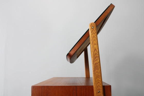 Image 1 of 1960s Danish Teak Cabinet with Mirror