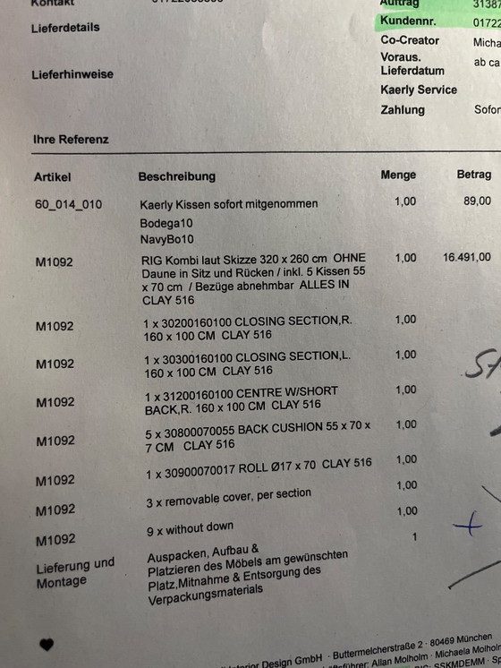 Image 1 of Sofá Eilersen RIG, nuevo, modelo showroom, gris, sin usar