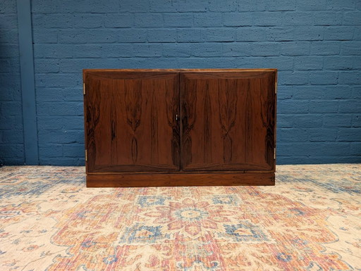 Mueble LP vintage de palisandro, Kai Winding para P. Jeppesen Mobelfabrik, década de 1960