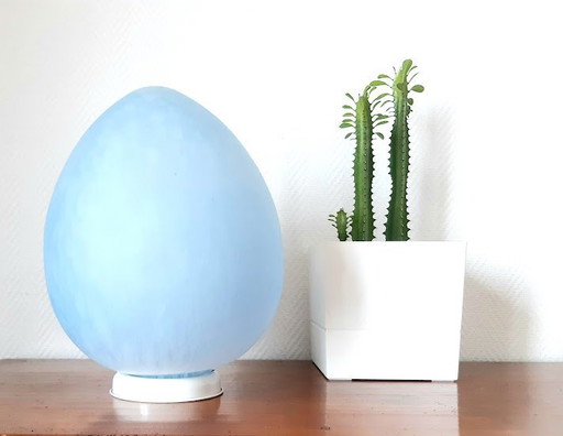 Lampe oeuf Uovo Fontana Arte 1980