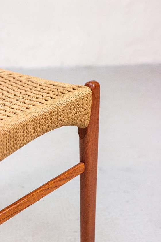 4 sedie Arne Wahl Iversen in teak, design danese, metà secolo, anni '60 – Glyngore Stolefabrik (photo 8 of 18)
