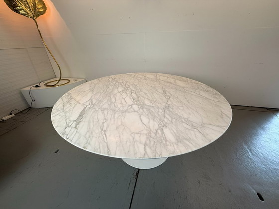Image 1 of Table de salle à manger en marbre Eero Saarinen Knoll, années 1960