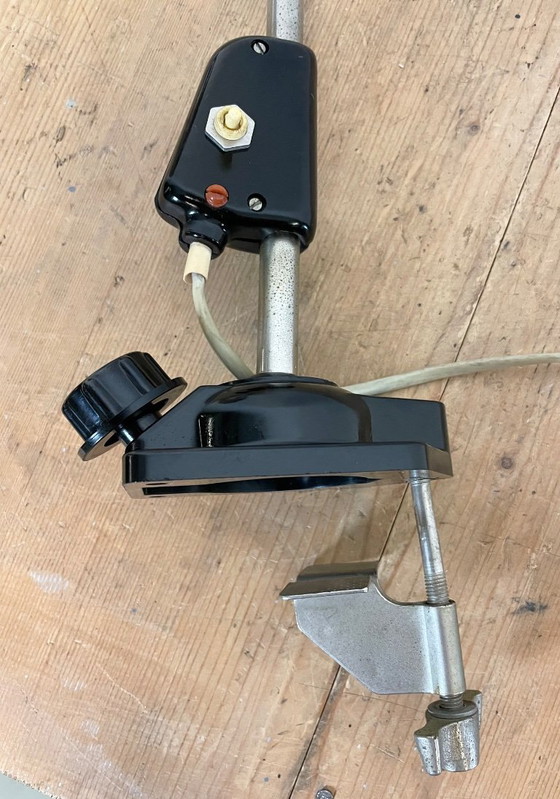 Image 1 of Lampada da tavolo industriale da officina tedesca di Reif Dresden, anni '50