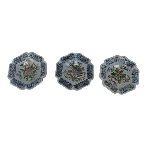 Italian Ceramic Wall Plate Set Franco Rufinelli Assisi – wanddecoratie