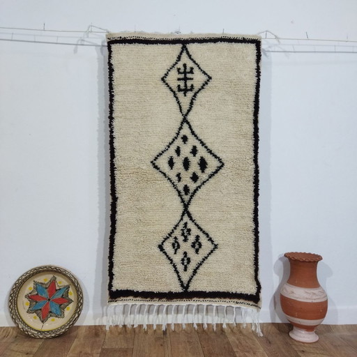 Marokkaans Berber Tapijt Van Wol - Moroccan Berber Wool Rug