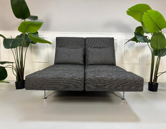 Image 1 of Brühl Moule Kleine Bank (Tentoonstellingsmodel, Stof Grijs) Logeerbed