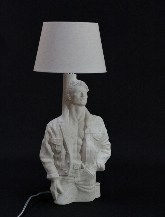 Image 1 of Unique Ceramic Lamp In Shape Of Man’S Torso 