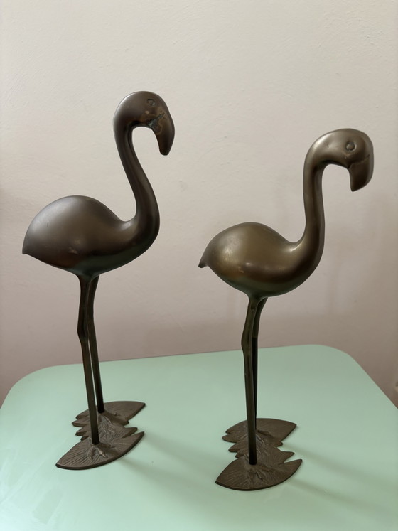 Flamants roses, Hollywood Regency – Objets déco, Brass (photo 2 of 6)