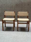 Set di 2 sedie vintage nello stile di Alvar Aalto