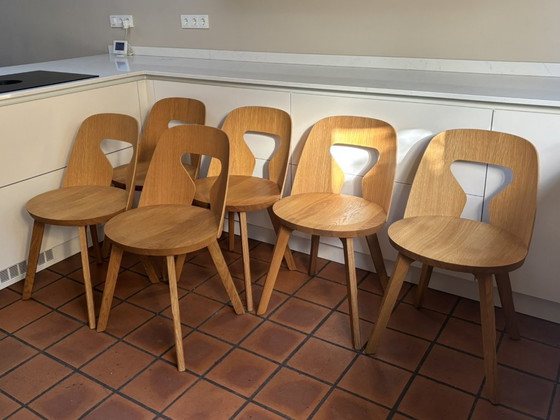 6 sillas Stammplatz, diseño Alfredo Häberli. – quodes, Sillas de comedor, Wood, Modern (photo 3 of 10)