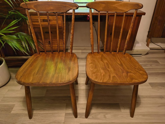 Image 1 of Sedie (2 pezzi) design vintage