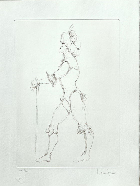 Image 1 of Leonor Fini, Rare Lithograph on Arches Paper, Circa 1980