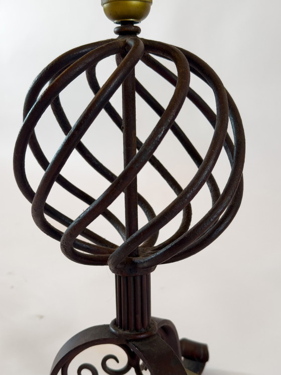 Image 1 of Lampe en fer forgé brutaliste