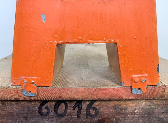 Image 1 of Grande lettera A in ferro giallo vintage per facciata, anni '60