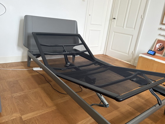 Auping Bed 100x200 Elektrisch Met Afstandsbediening – Eenpersoonsbedden, Metal, Wood (photo 2 of 7)
