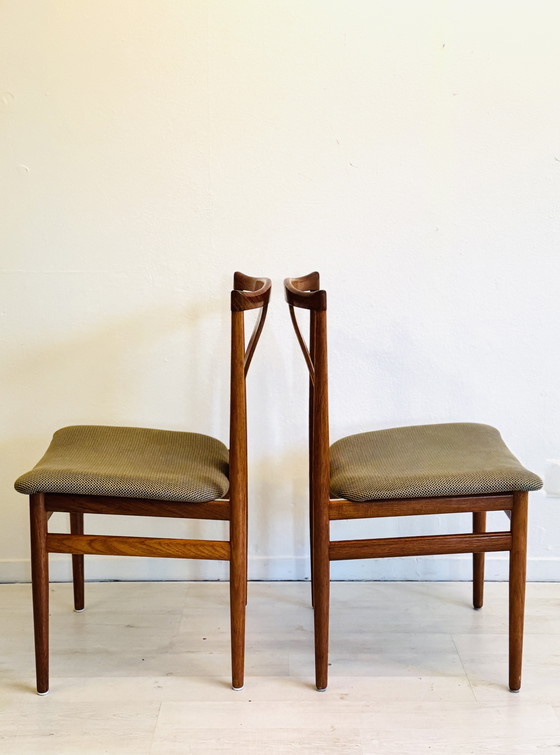 Image 1 of 6 Danish vintage dining chairs – Henning Sørensen for Danex (1960s)