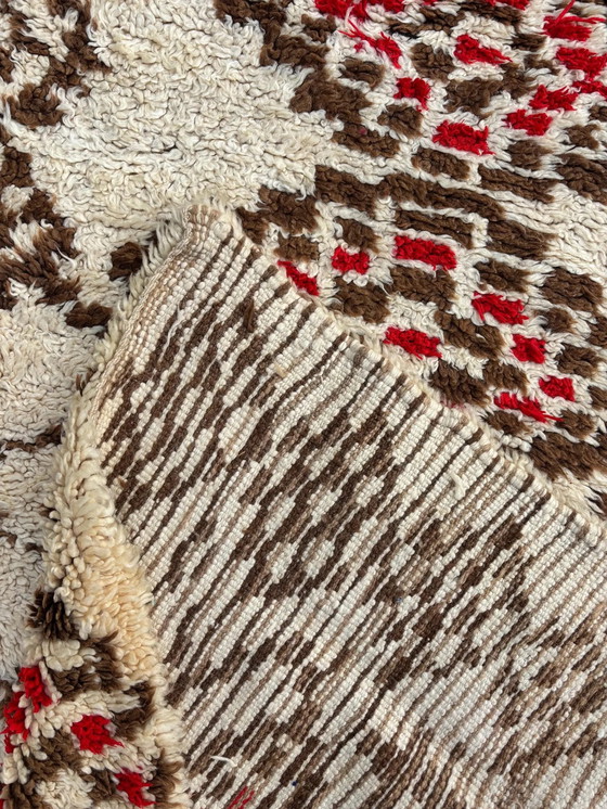 Image 1 of Vintage Berber Runner Wool Carpet