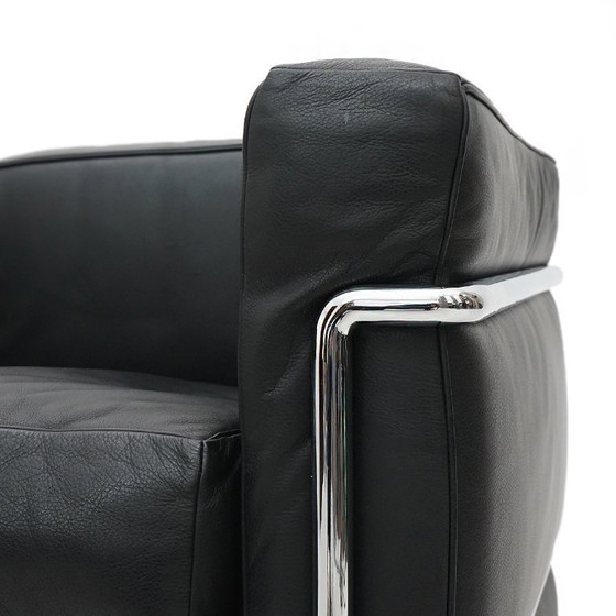 Image 1 of Canapé 2 places LC2 de Le Corbusier pour Cassina, années 1970