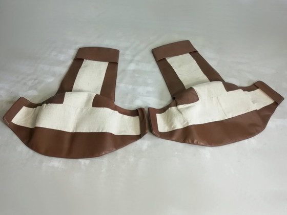 2x KILL FK67 designicoon 1967 Fabricius Kastholm leren stoel TULIP 3-potige KNOLL set van 2 (photo 18 of 20)