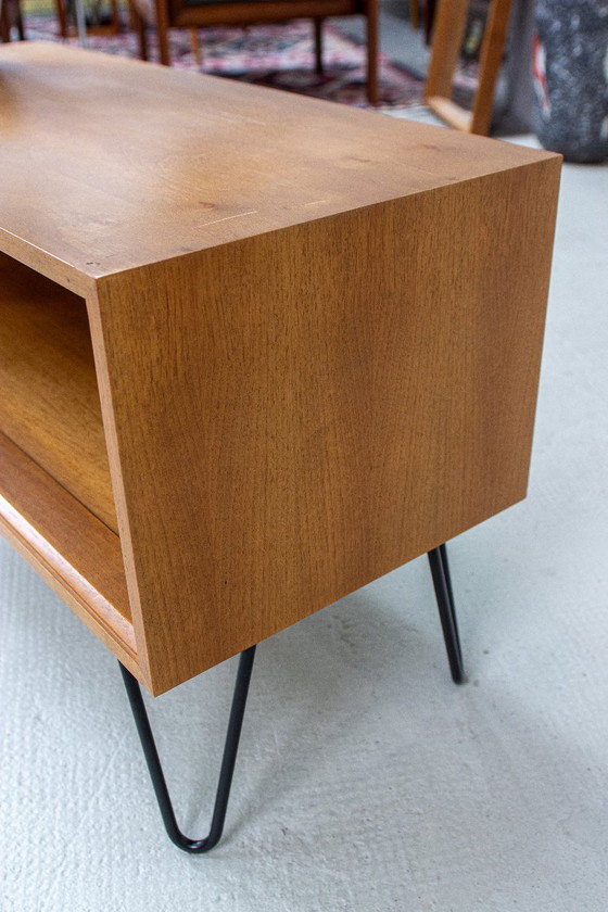 Vintage ladekast, dressoir, midden-eeuwse stijl (jaren 60), teak, walnoot – Franzmeyer Möbel, Ladekasten, Wood (photo 7 of 8)