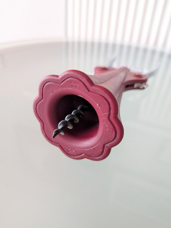 Image 1 of Alessi “Anna G.” Corkscrew – Design by Alessandro Mendini – Berry Red – Italy