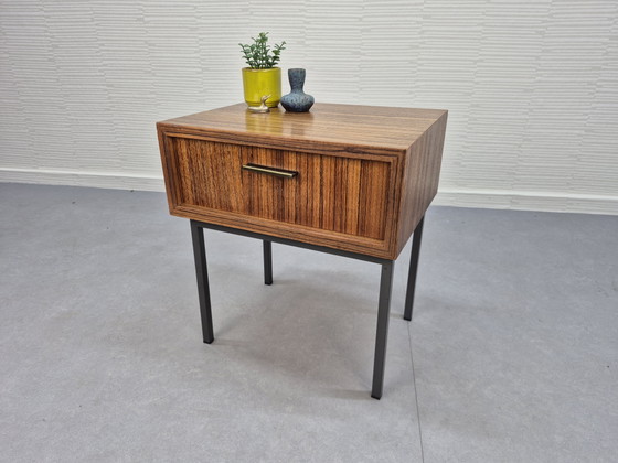 Vintage cabinet/Nightstands/side table Pastoe style. – Metal, Wood (photo 4 of 14)