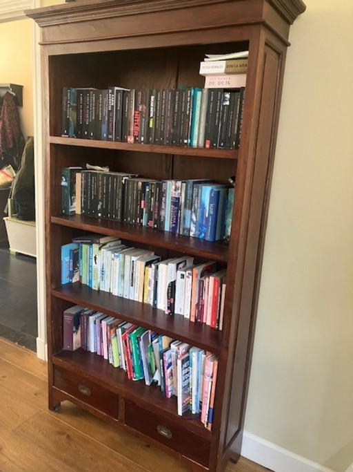 Teak Bookcase – boekenkasten, Wood