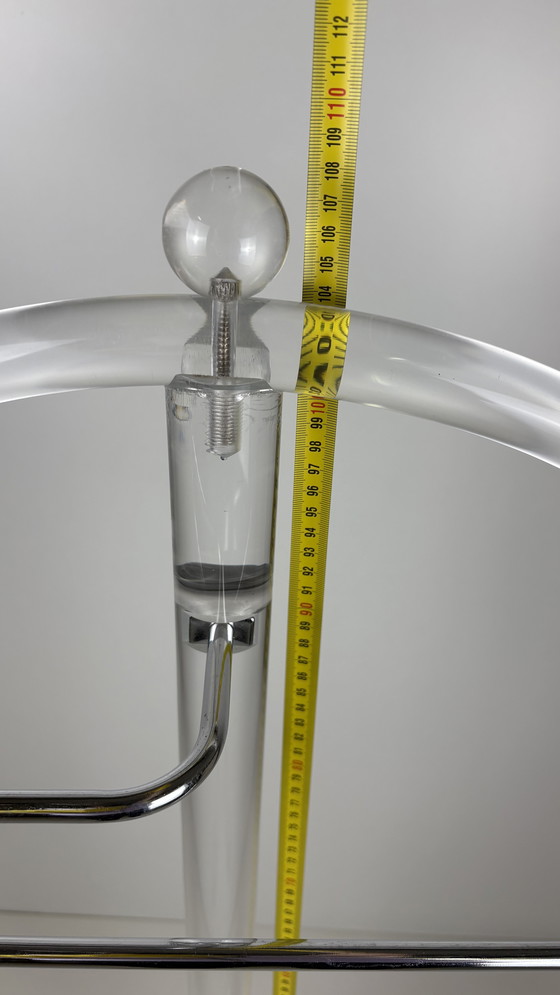 Image 1 of Appendiabiti vintage in plexiglas acrilico / attaccapanni Space Age Chrome