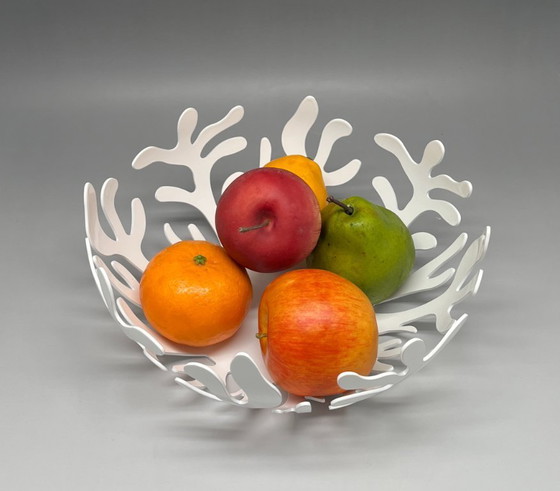 Image 1 of Frutero Alessi “Mediterraneo” – Acero blanco – Diseño de Emma Silvestris