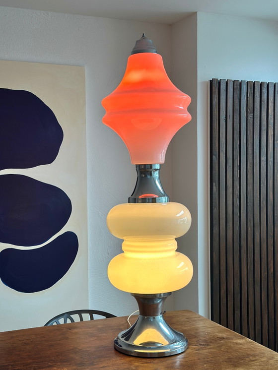 Rare Italian Space Age Floorlamp – Floor lights, Murano Glass (photo 6 of 8)