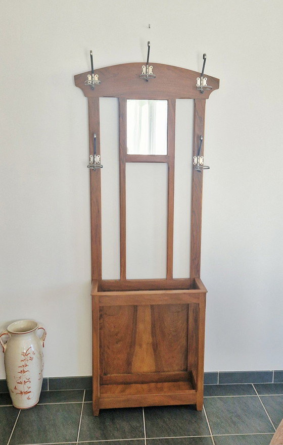 Image 1 of Art Deco entreehal - Periode jaren 40 - Hout en metaal