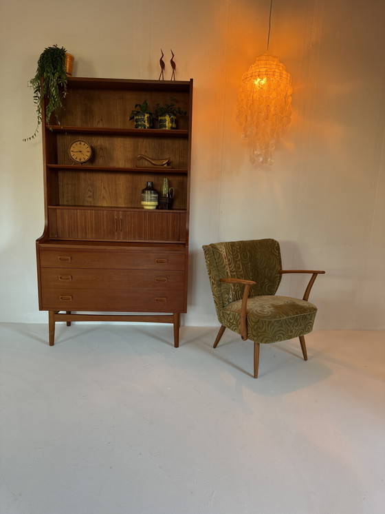 Image 1 of Lampadario vintage XL con conchiglie Capiz anni '70