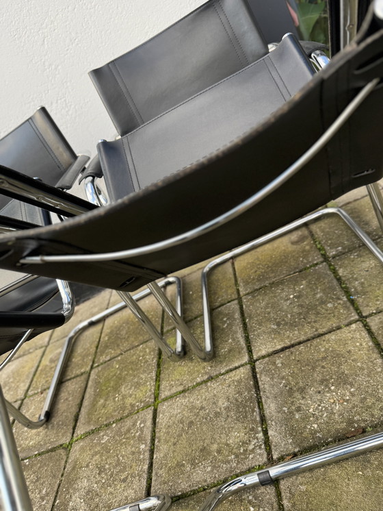 Image 1 of Set of 4 Mart Stam Dining Chairs