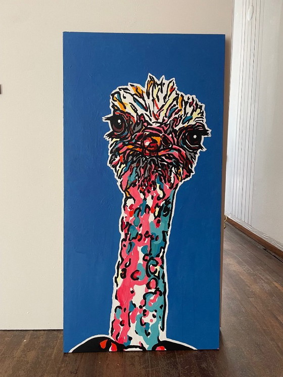 Image 1 of pittura di struzzo